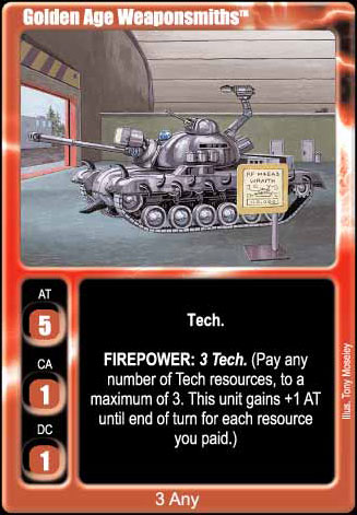 Golden Age Weaponsmiths (pay any number)